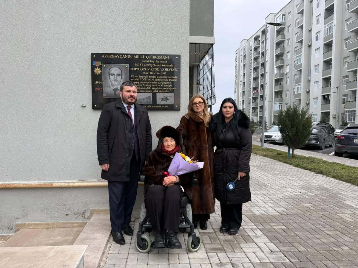 Azərbaycanın Milli Qəhrəmanı Viktor Seryogin yad edilib