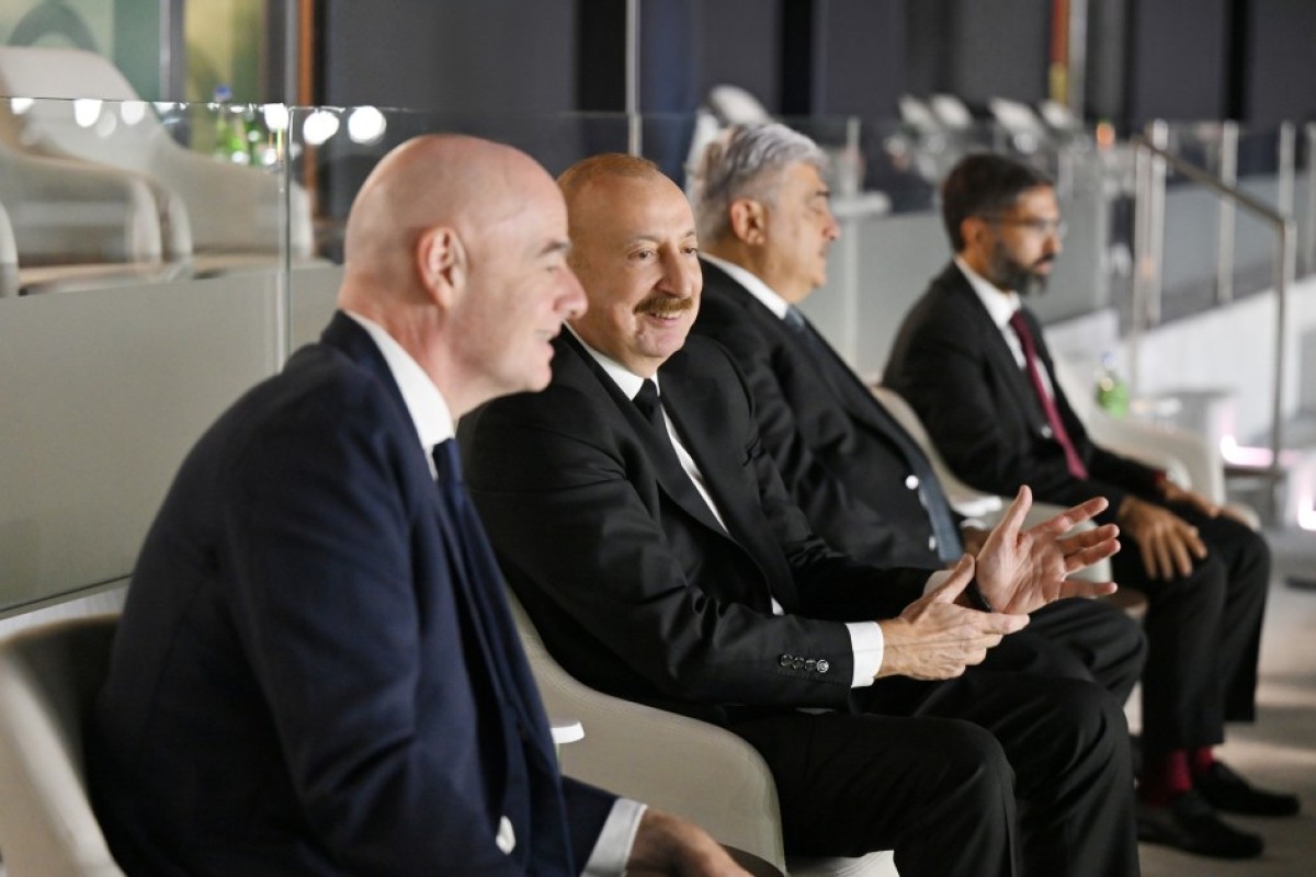 Prezident İlham Əliyev “FIFA U-15 World Cup and Festival”ın final matçını izləyib